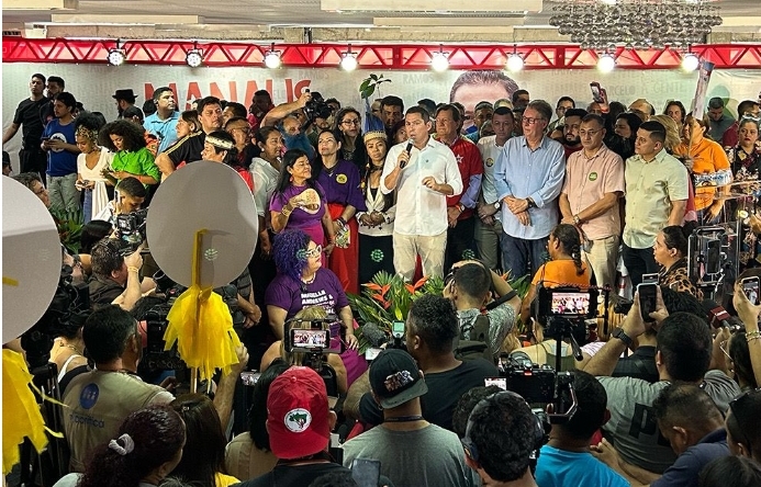 Marcelo anuncia Luiz Castro como vice e tem a maior coligação para prefeito de Manaus