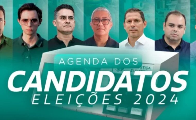 Eleições 2024: confira a agenda dos candidatos a prefeito de Manaus nesta quarta, 25/9