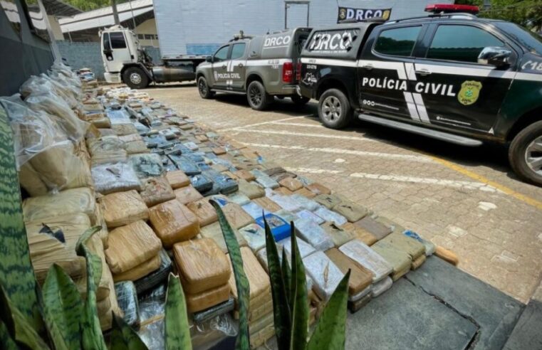 PC-AM prende homem e apreende caminhão com mais de 2 toneladas de drogas na zona leste de Manaus