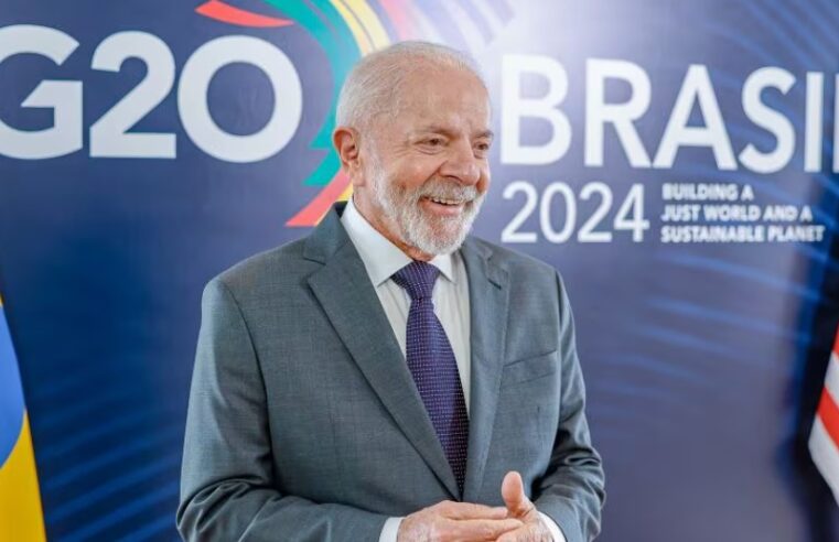 POLÍTICA – Presidente Lula cumprimenta os líderes na chegada ao encontro do G20